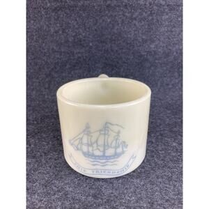 Vintage Old‎ Spice Shaving Mug Cup Ship Early American Old Spice Shulton USA NJ